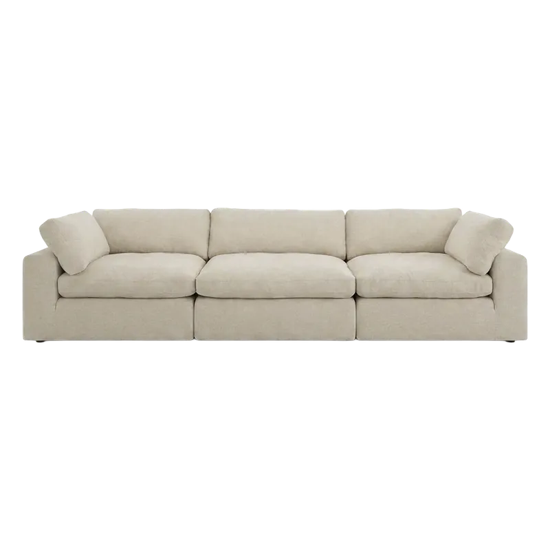 Bloom 3-Piece Modular Sofa Beige
