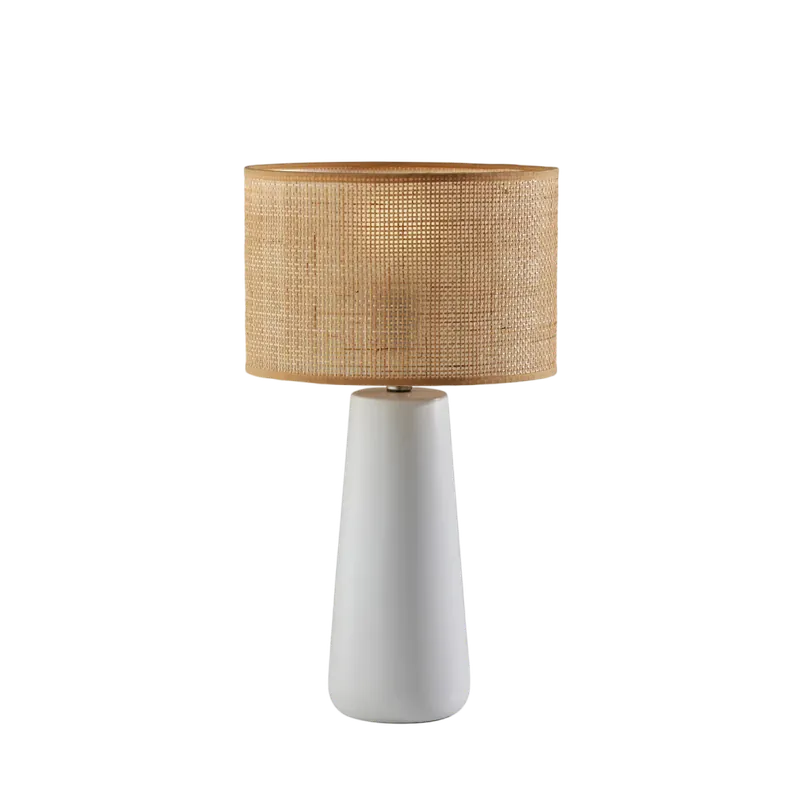 Cove White Table Lamp - 401Adesso