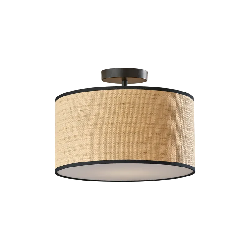 Liana Black Ceiling Lamp - 401Adesso