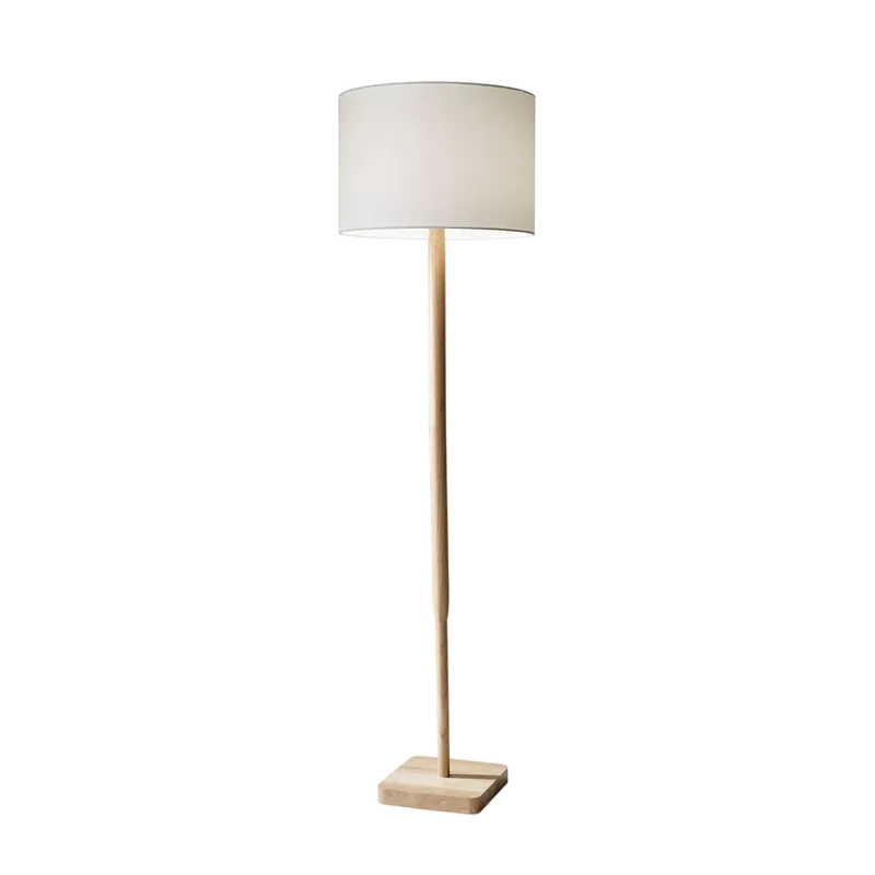 Regent White Floor Lamp - 401Adesso