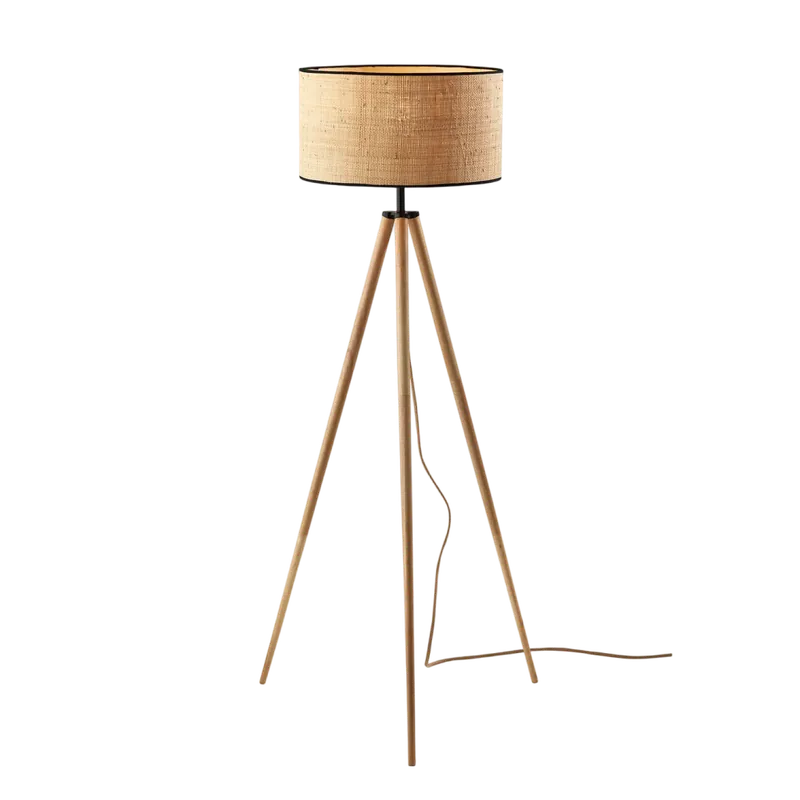 Trestle Natural Floor Lamp - 401Adesso
