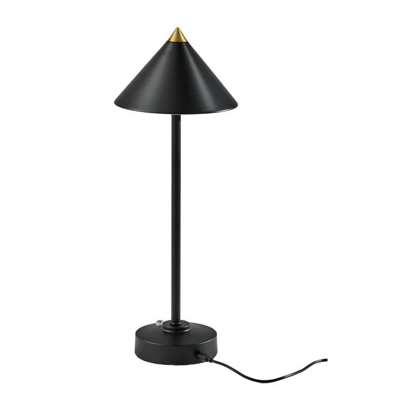 Volta Black Led Cordless Table Lamp - 401Adesso