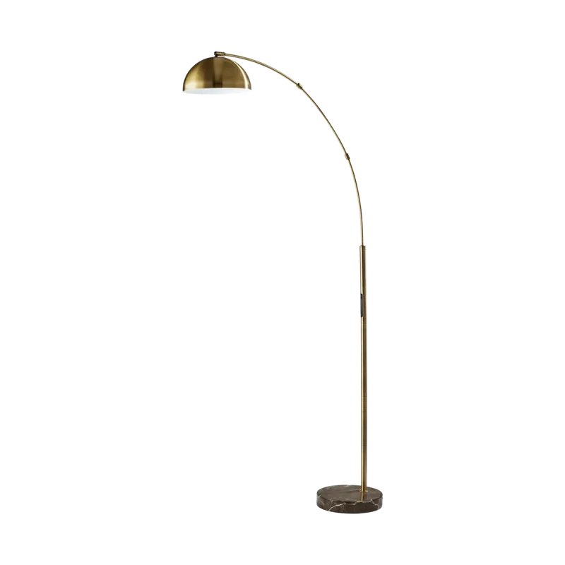 Vane Led Arc Floor Lamp - 401Adesso