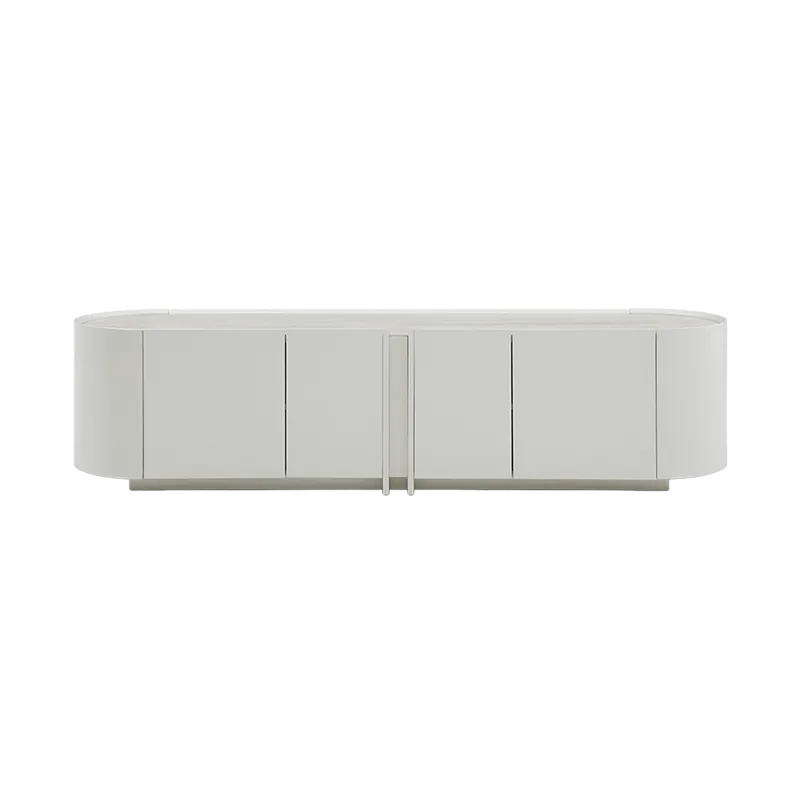 Valmont TV Stand Alabaster - Modani Furniture