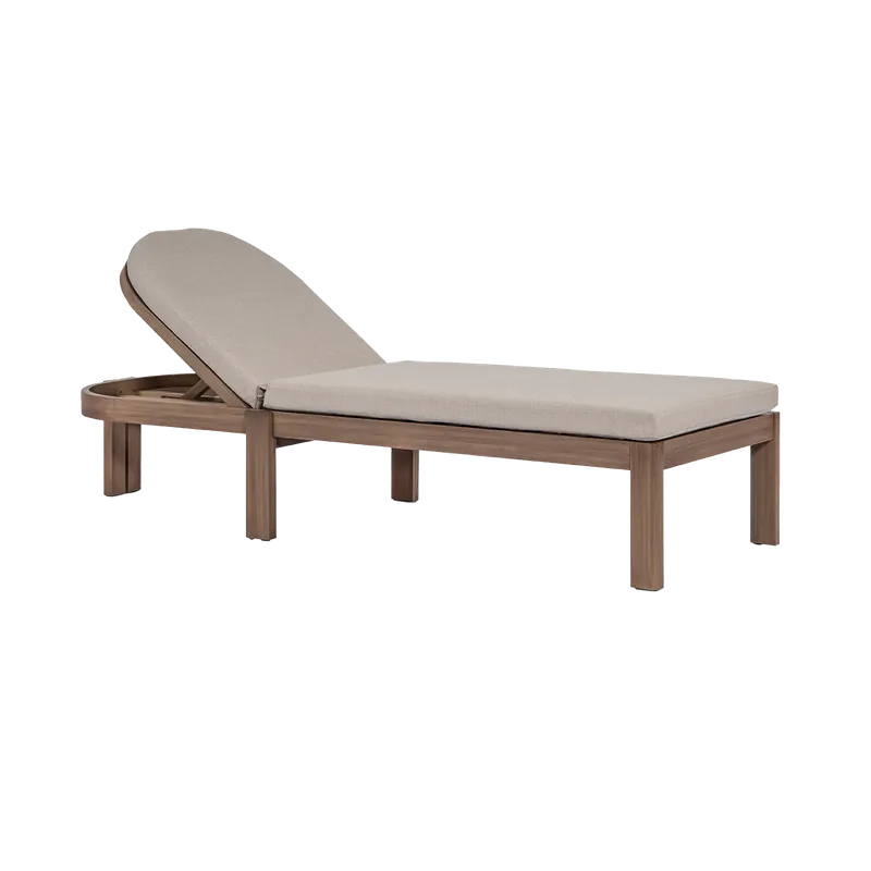 Capra Outdoor Deck Chair Beige - 401Meridian