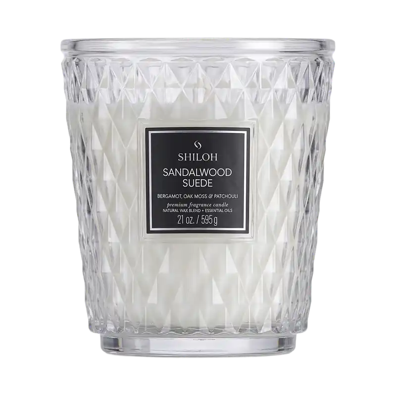 Shiloh Signature Candle Sandalwood Suede - Modani Furniture