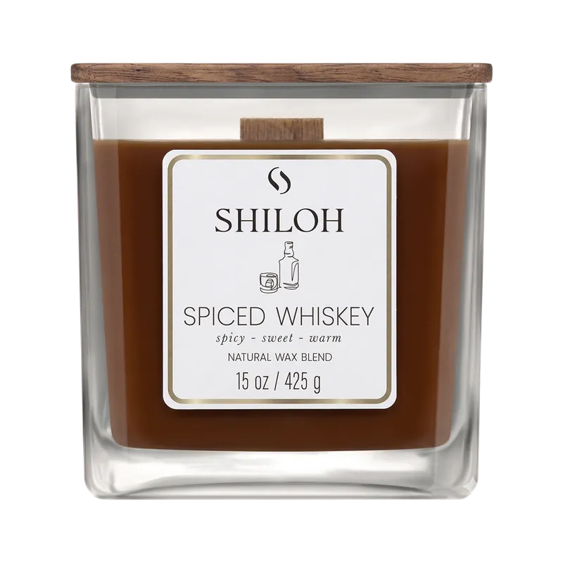 Shiloh Signature Candle Spiced Whiskey - Modani Furniture