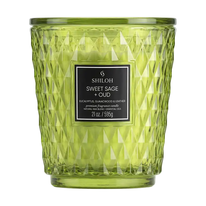 Shiloh Signature Candle Sweet Sage Oud - Modani Furniture