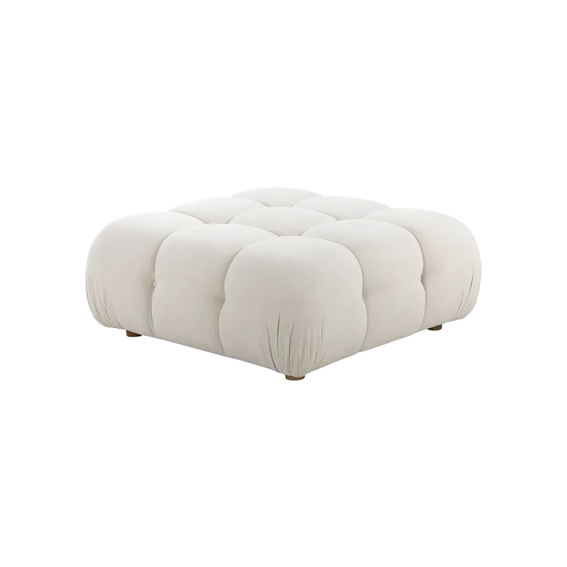Forma Ottoman Off White - Modani Furniture