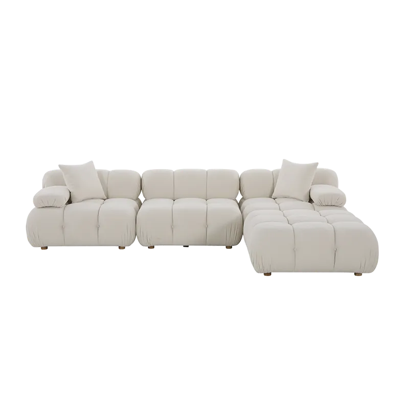 Forma Sectional Sofa Off White - Modani Furniture