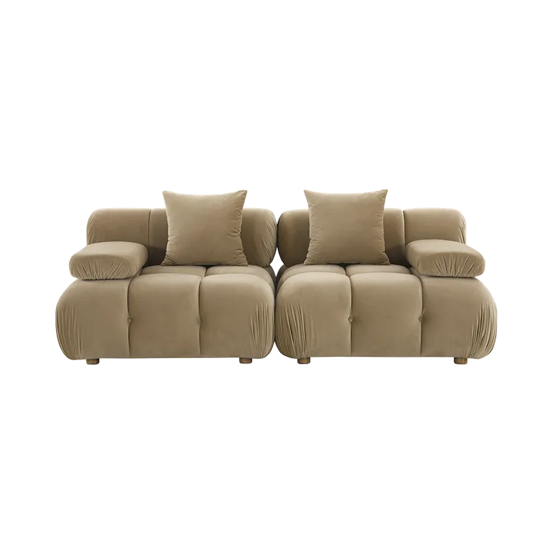 Forma 2-Piece Sofa Camel Velvet