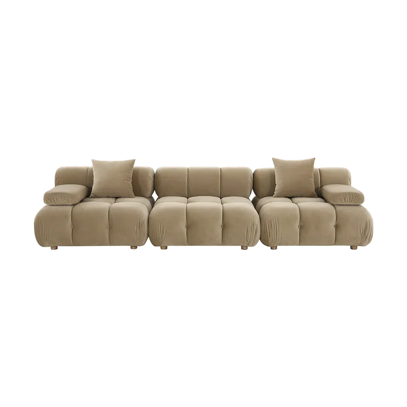 Forma 3-Piece Sofa Camel Velvet
