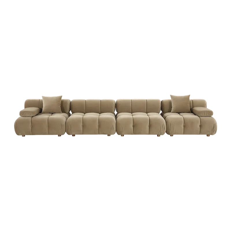 Forma 4-Piece Sofa Camel Velvet