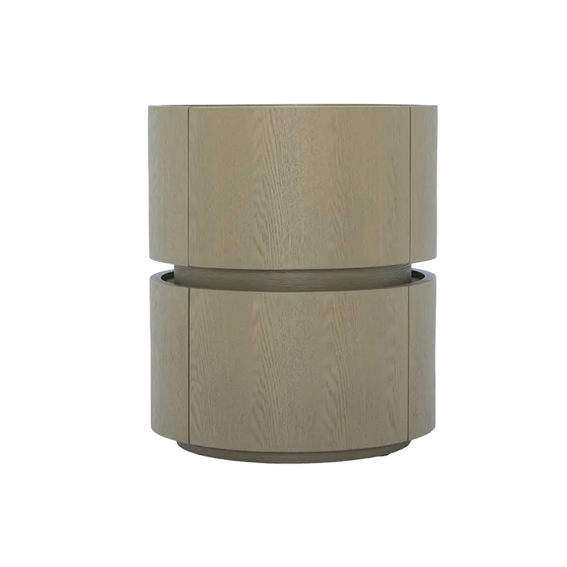 Alba Side Table White Ash Wood - Modani Furniture