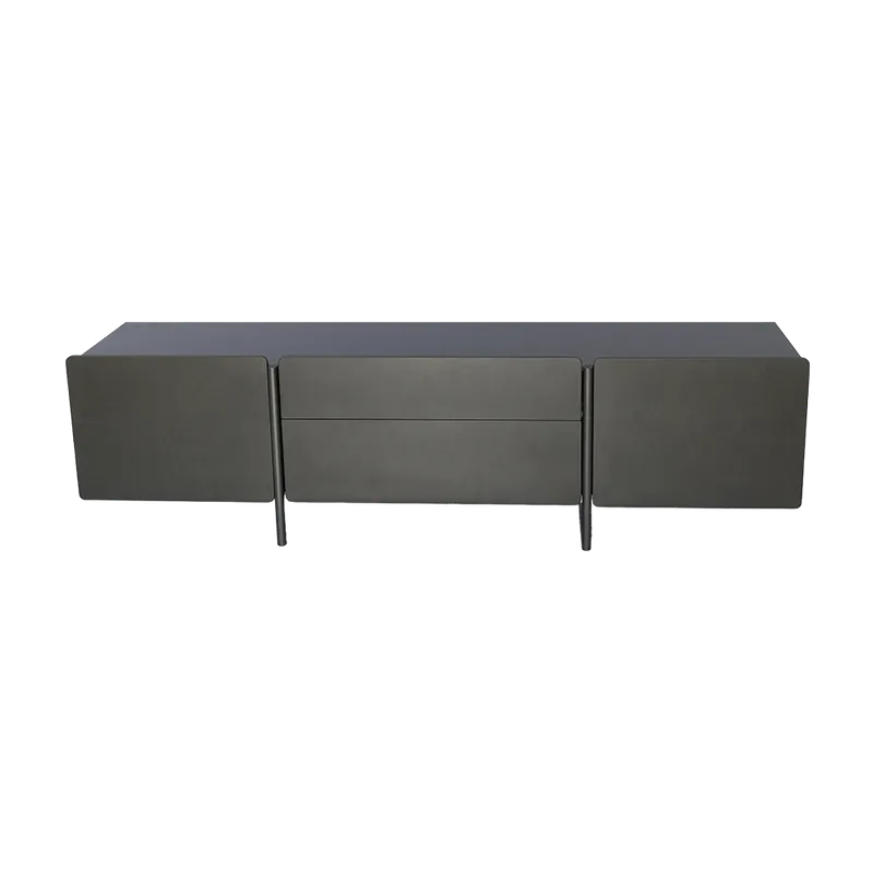 Luca TV Stand Graphite - Modani Furniture