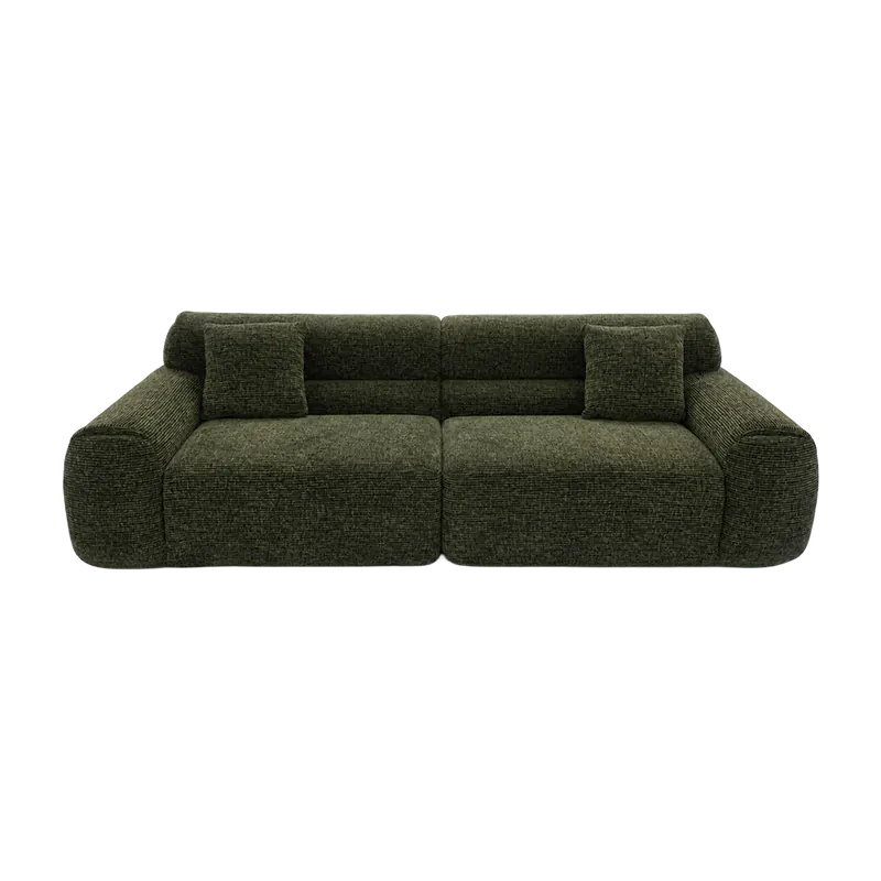 Artemis 4 Seater Sofa Green - Modani Furniture