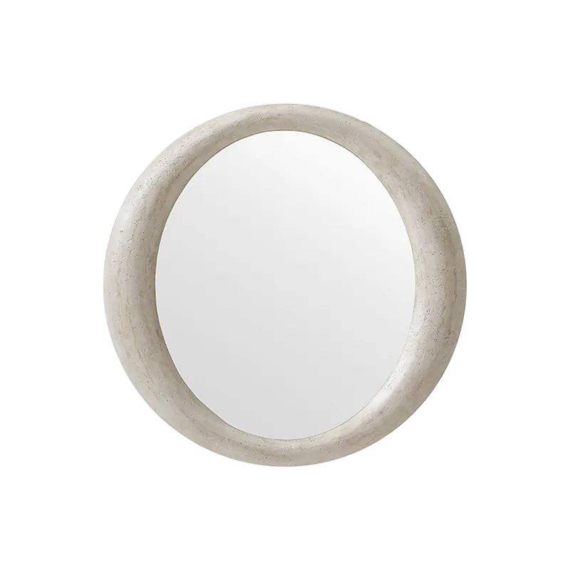 Solis Mirror Travertine - Modani Furniture