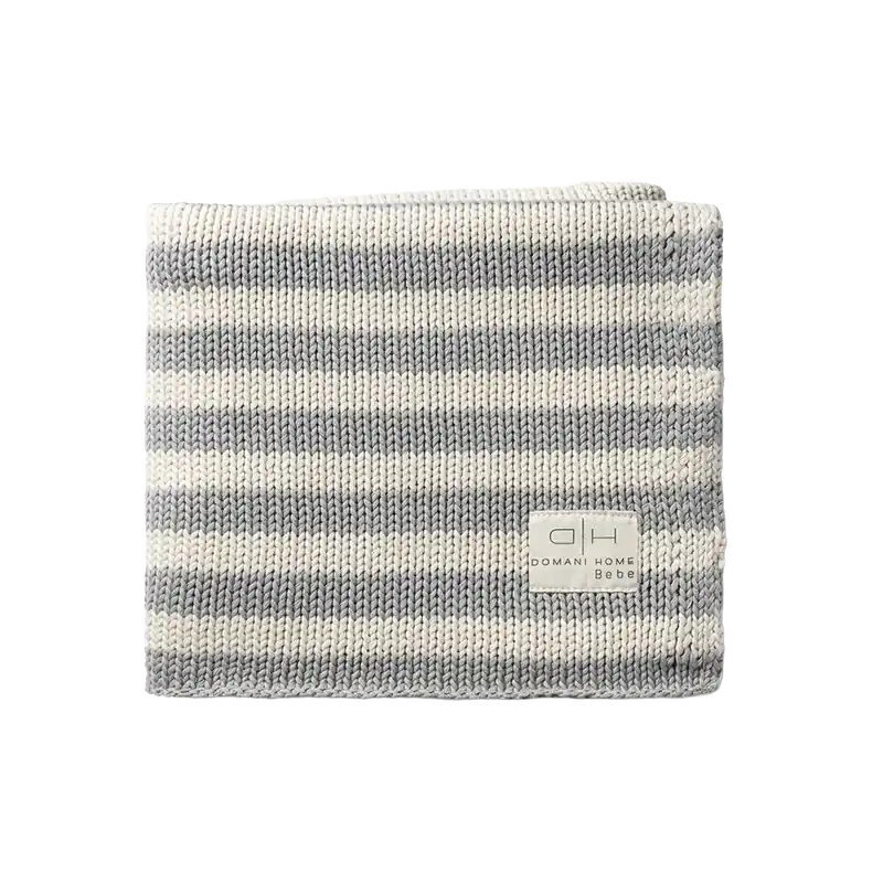 Iconic Stripe Knit Baby Blanket - Modani Furniture