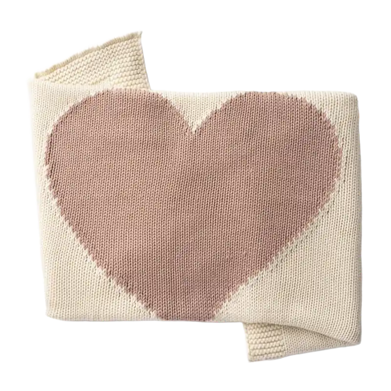 Heart Baby Blanket - Modani Furniture