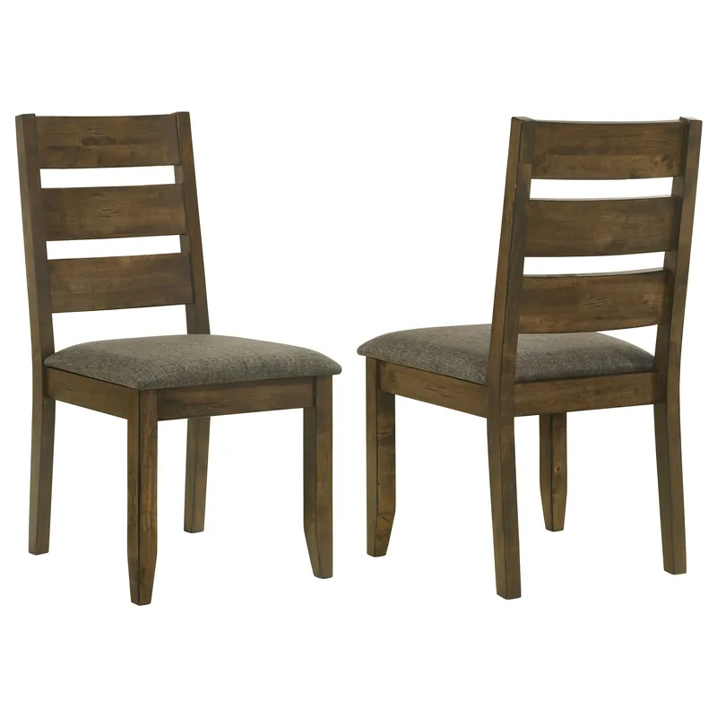 Alston Wood Dining Side Chair Knotty Nutmeg (Set of 2) - Coaster