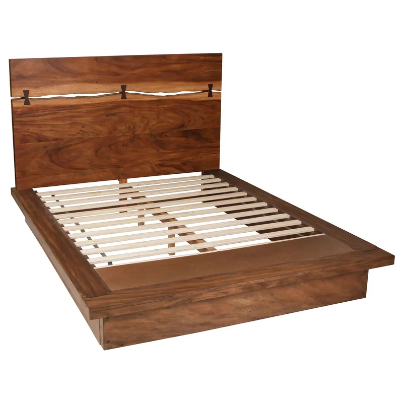 Winslow Wood California King Panel Bed Smokey Walnut - Coaster