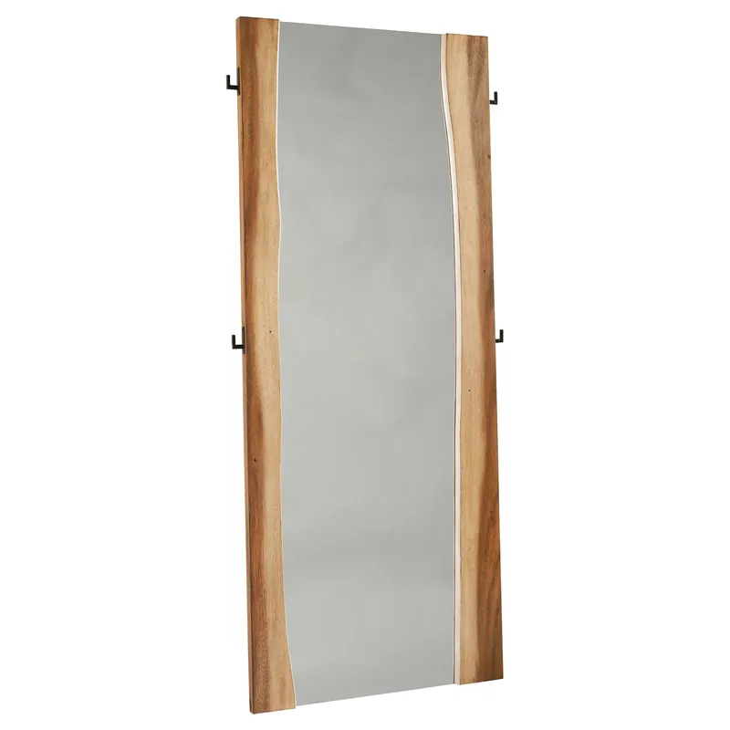 Winslow 31 x 76 Inch Standing Floor Mirror Smokey Walnut - Coaster
