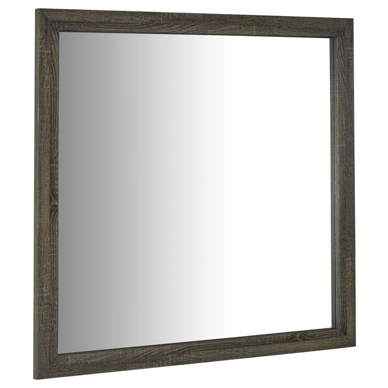 Wright Dresser Mirror Brown Oak - Coaster