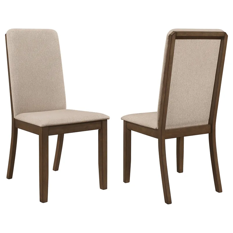Wethersfield Wood Dining Side Chair Medium Walnut (Set of 2) - Coaster