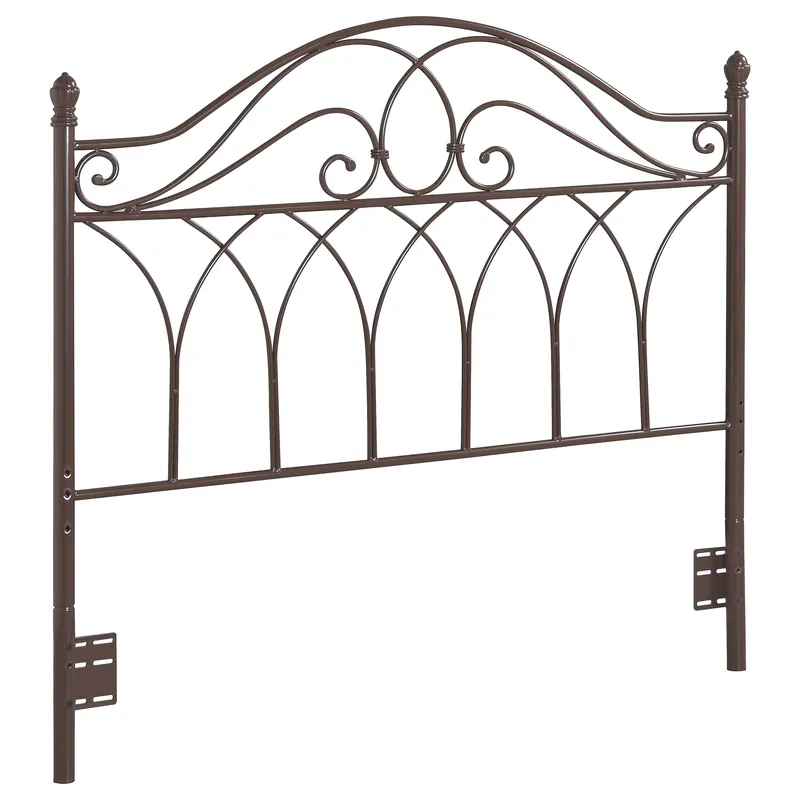 Zola Metal Queen or Full Open Frame Headboard Brown - Coaster