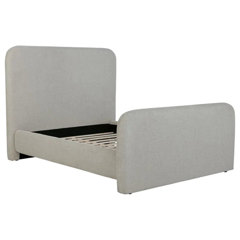 Wren Upholstered Queen Panel Bed Grey - Coaster