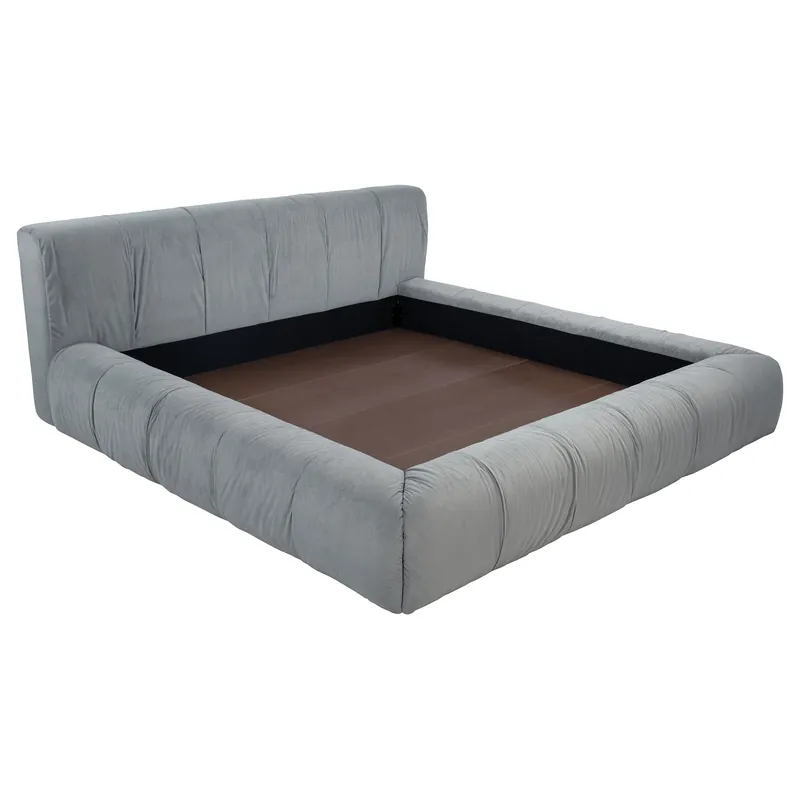 Wilshire Upholstered California King Platform Bed Grey - Coaster