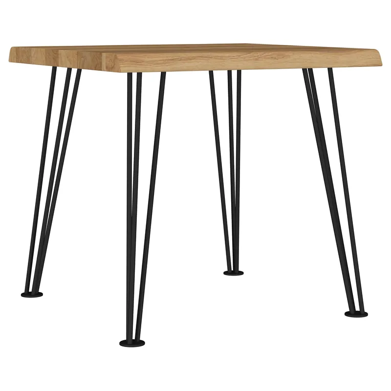 Zander Square Wood Top Coffee Table Natural Brown - Coaster