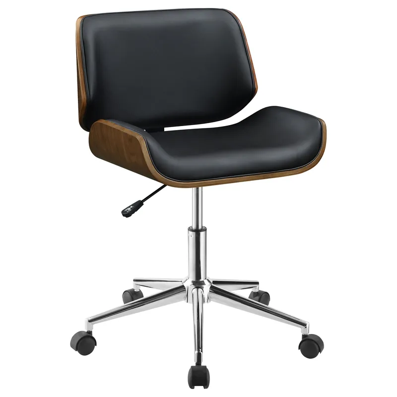 Addington Upholstered Adjustable Office Desk Chair Black - Coaster