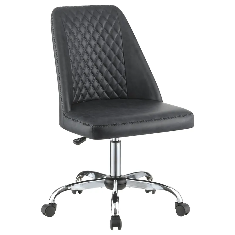 Althea Upholstered Adjustable Home Office Desk Chair Grey - Coaster