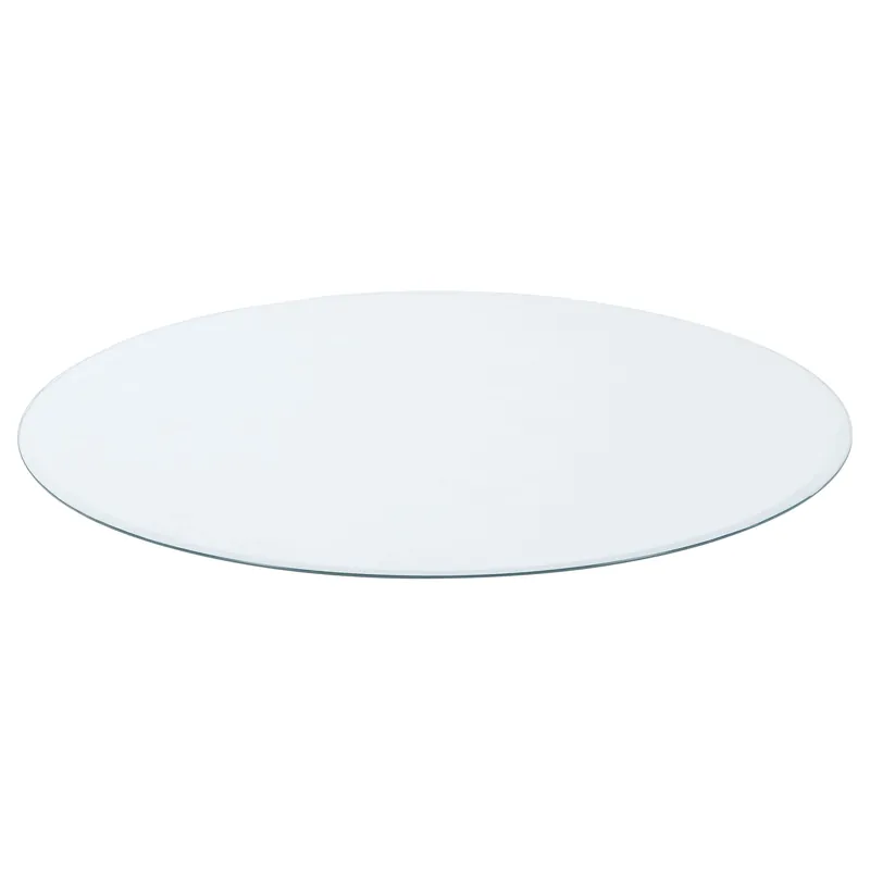 36-inch 6mm Round Clear Tempered Glass Top