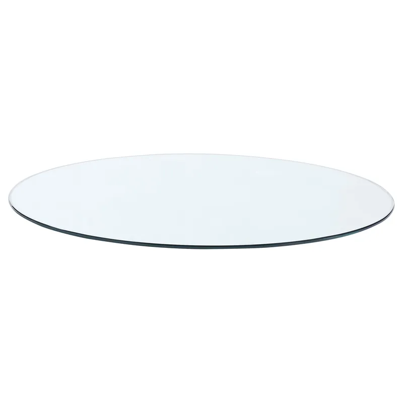 52-inch 12mm Round Clear Tempered Glass Top