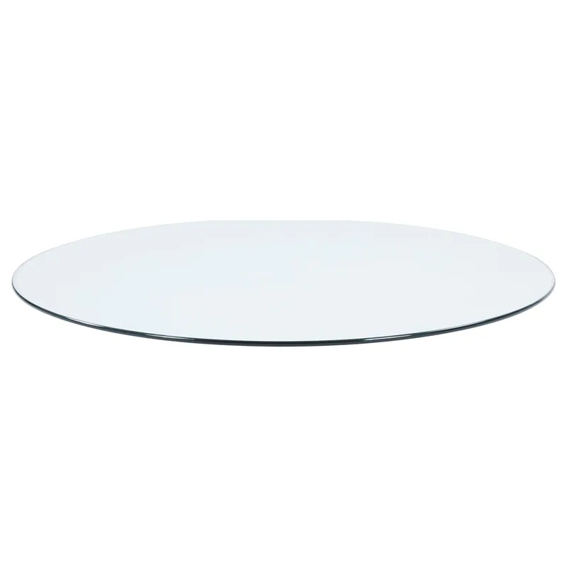 54-inch 10mm Round Clear Tempered Glass Top