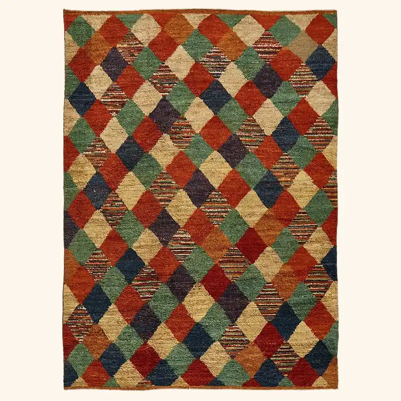 Multi Transitional Wool Rug - 10'9"x 15'1"
