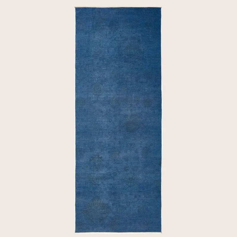 Blue Samsara Wool Runner - 5'9" x 15'3"