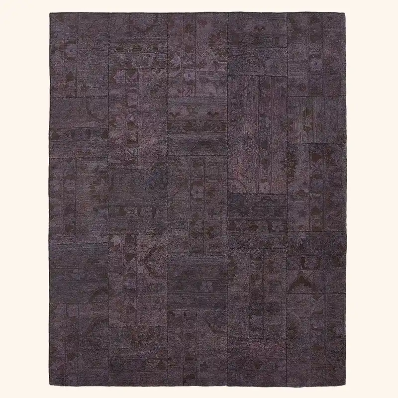 Purple Samsara Wool Rug - 8' x 10'2"