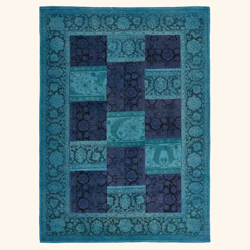 Blue Samsara Wool Rug - 8'8" x 12'1"