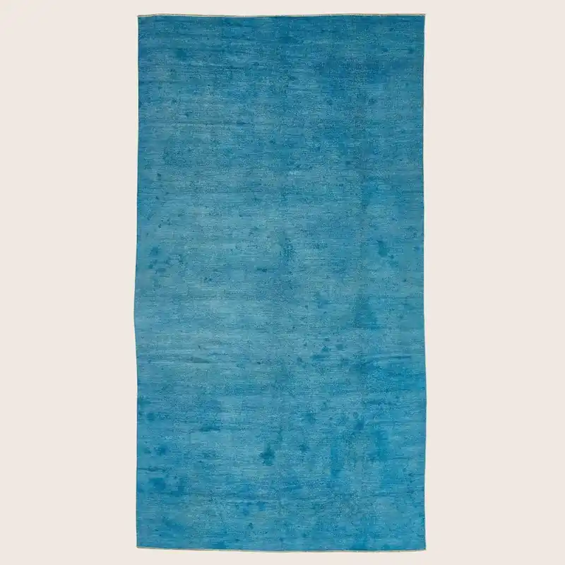 Blue Samsara Wool Rug - 7'3" x 13'11"