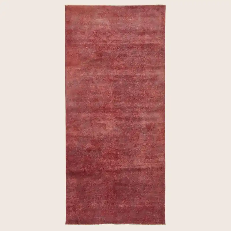 Red Samsara Wool Rug - 3'10" x 8'8"