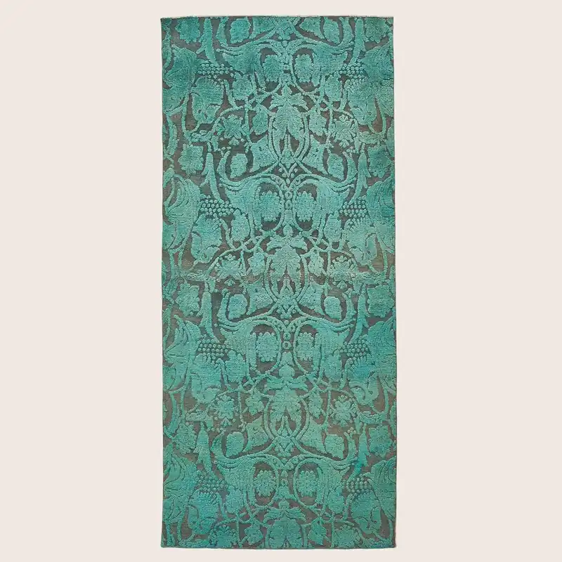 Blue Samsara Wool Rug - 3'6" x 8'