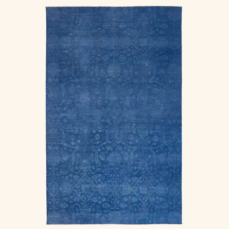 Blue Samsara Wool Rug - 9'1" x 14'10"