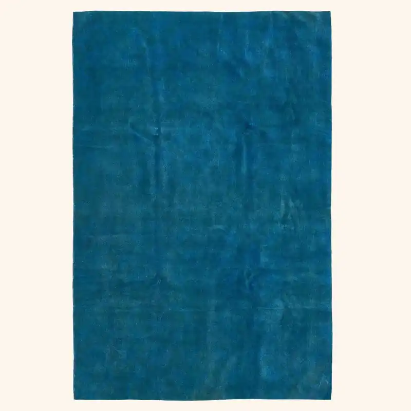 Blue Samsara Wool Rug - 5'8" x 8'8"