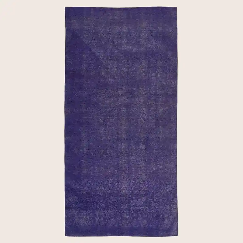 Purple Samsara Wool Rug - 7'1" x 14'9"