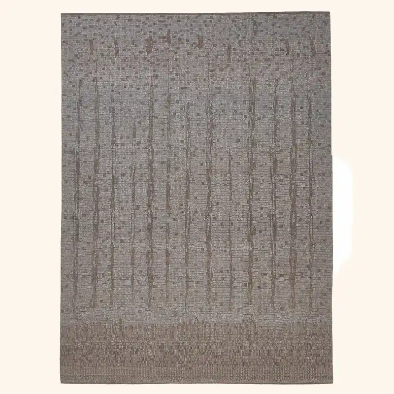 Brown Stelle Transitional Wool Rug - 9' x 12'
