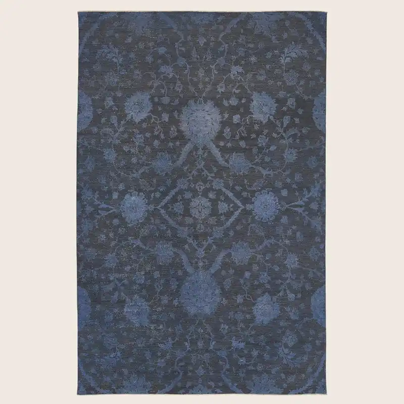 Blue Samsara Wool Rug - 8'5" x 13'