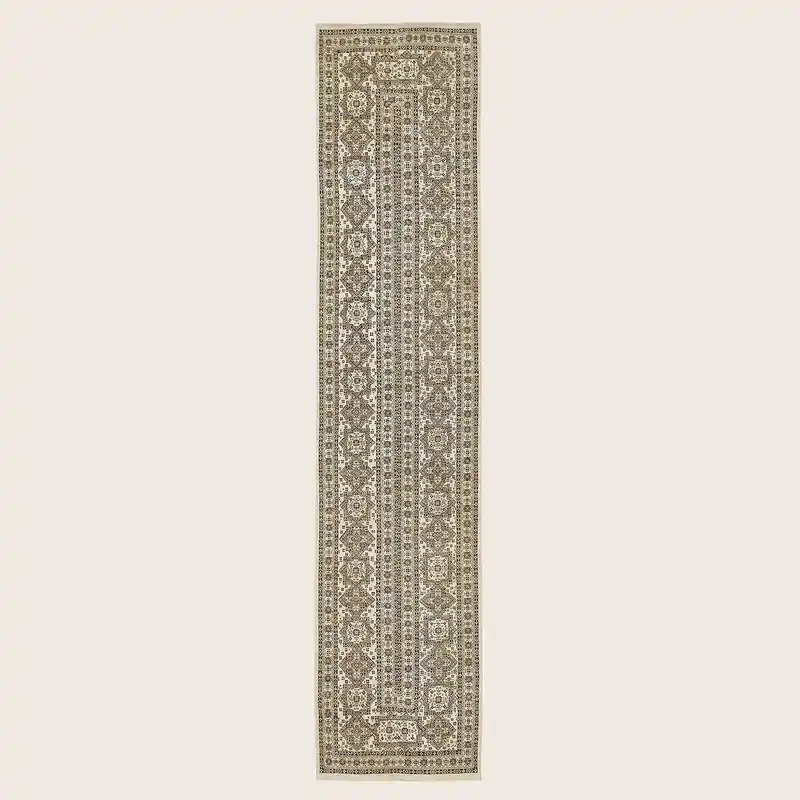 Beige Samsara Wool Rug - 4' x 4'